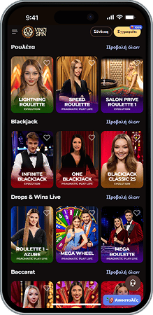 VinciSpin Casino VinciSpin Live Casino